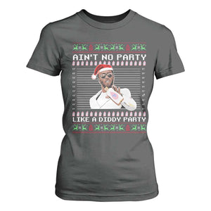 Funny Ain't No Party Like A Diddy Party T Shirt For Women Christmas Dirty Santa Diddy TS11 Dark Heather Print Your Wear