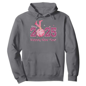 Funny Howdy 2025 Happy New Year Hoodie Cowgirl New Year's Eve Party Disco Ball TS11 Charcoal Print Your Wear