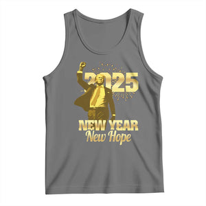 Funny Trump New Year New Hope 2025 Tank Top TS11 Black Heather Print Your Wear
