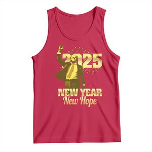 Funny Trump New Year New Hope 2025 Tank Top TS11 Red Print Your Wear