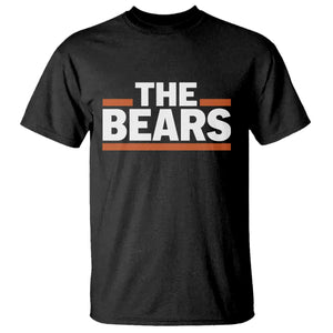 Funny Bears Lover T Shirt Orange Stripes Grizzly Animal TS11 Black Print Your Wear