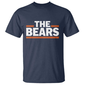 Funny Bears Lover T Shirt Orange Stripes Grizzly Animal TS11 Navy Print Your Wear