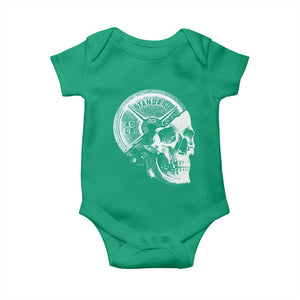 Skull 45 lbs Plate Weight Lifting Gym Workout Baby Onesie TS11 Irish Green Print Your Wear