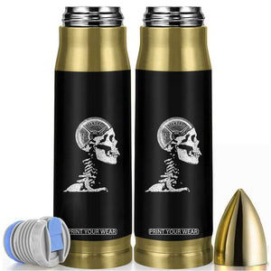 Funny Skeleton 45 lbs Plate Weight Lifting Gym Working Out Bullet Tumbler TS11 Black Print Your Wear