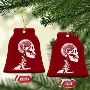 Funny Skeleton 45 lbs Plate Weight Lifting Gym Working Out Ceramic Ornament TS11 Print Your Wear