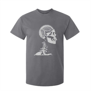 Funny Skeleton 45 lbs Plate Weight Lifting Gym Working Out T Shirt For Kid TS11 Charcoal Print Your Wear