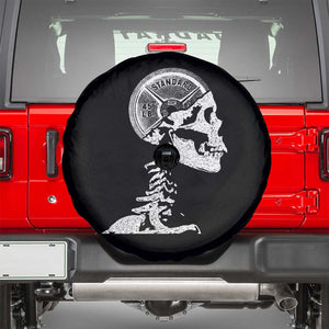 Funny Skeleton 45 lbs Plate Weight Lifting Gym Working Out Spare Tire Cover TS11 Black Print Your Wear