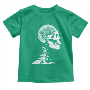 Funny Skeleton 45 lbs Plate Weight Lifting Gym Working Out Toddler T Shirt TS11 Irish Green Print Your Wear
