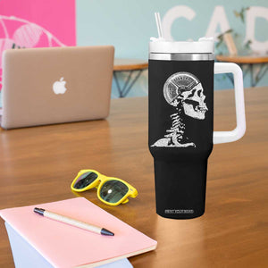 Funny Skeleton 45 lbs Plate Weight Lifting Gym Working Out Tumbler With Handle TS11 Print Your Wear