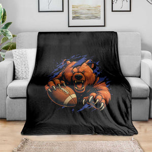 Funny CFB Game Day Throw Blanket Football Lover TS11 Print Your Wear