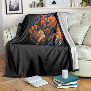 Funny CFB Game Day Throw Blanket Football Lover TS11 Print Your Wear