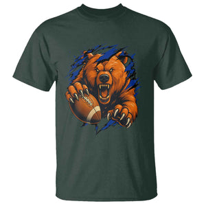Funny CFB Game Day T Shirt Football Lover TS11 Dark Forest Green Print Your Wear