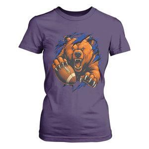 Funny CFB Game Day T Shirt For Women Football Lover TS11 Purple Print Your Wear