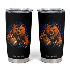 Funny CFB Game Day Tumbler Cup Football Lover TS11 Black Print Your Wear