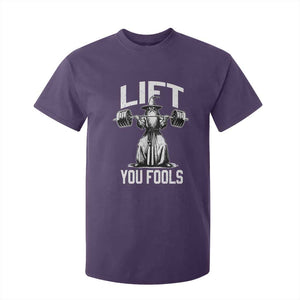 Funny Lift You Fools T Shirt For Kid Swole Wizard Weightlifting Bodybuilding Gym Fitness TS11 Purple Print Your Wear