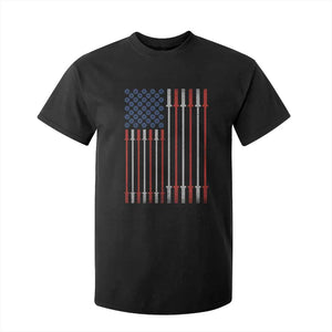 Fitness Gym Barbell Powerlifting Patriotic American Flag T Shirt For Kid TS11 Black Print Your Wear