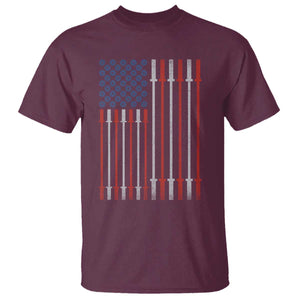 Fitness Gym Barbell Powerlifting Patriotic American Flag T Shirt TS11 Maroon Print Your Wear