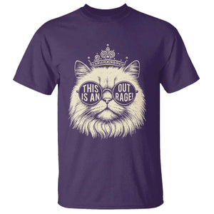 Dungeon Cat This Is An Outrage T Shirt Funny Princess Kitten TS11 Purple Print Your Wear