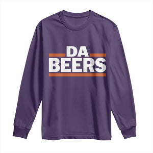 Funny Chicago Beer Lover Long Sleeve Shirt Beer Day Drinking Party TS11 Purple Print Your Wear