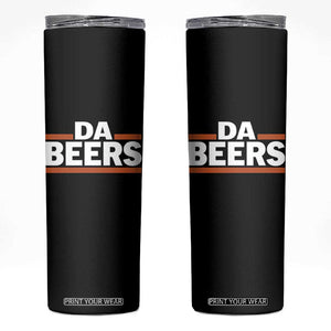 Funny Chicago Beer Lover Skinny Tumbler Beer Day Drinking Party TS11 Black Print Your Wear