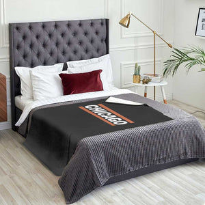 Chicago Throw Blanket Classic Retro City Illinois IL Lake Michigan Midwest Pride TS11 Print Your Wear