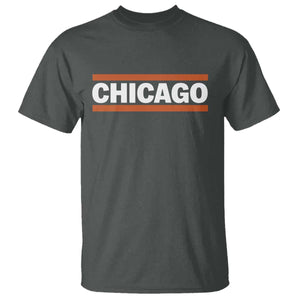 Chicago T Shirt Classic Retro City Illinois IL Lake Michigan Midwest Pride TS11 Dark Heather Print Your Wear