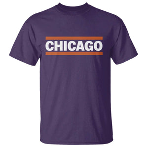 Chicago T Shirt Classic Retro City Illinois IL Lake Michigan Midwest Pride TS11 Purple Print Your Wear