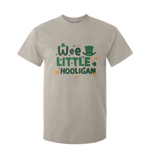 Funny St Patrick's Day Wee Little Hooligan T Shirt For Kid Shamrock TS11 Sand Print Your Wear