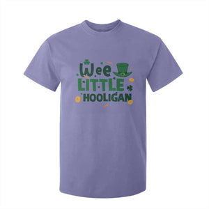 Funny St Patrick's Day Wee Little Hooligan T Shirt For Kid Shamrock TS11 Violet Print Your Wear
