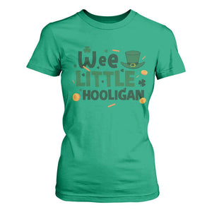 Funny St Patrick's Day Wee Little Hooligan T Shirt For Women Shamrock TS11 Irish Green Print Your Wear