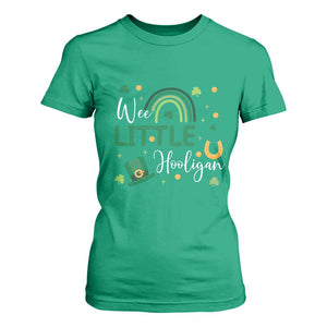 Funny Wee Little Hooligan T Shirt For Women St Patrick's Day Shamrock Rainbow TS11 Irish Green Print Your Wear
