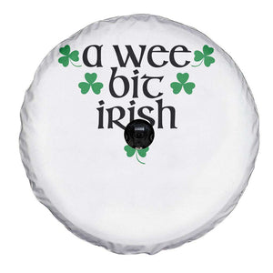 Funny Irish Heritage Spare Tire Cover A Wee Bit Irish St Patrick's Day Shamrock TS11 Print Your Wear