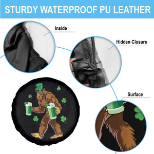 Funny Bigfoot St Patrick's Day Irish Beer Drinking Spare Tire Cover TS11 Print Your Wear