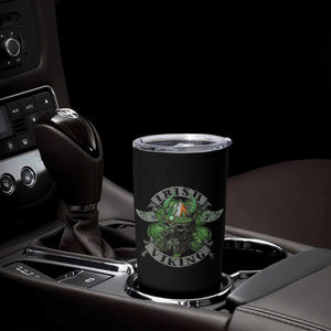 Funny Irish Viking Tumbler Cup Vintage Shamrock Celtic Viking Skull TS11 Print Your Wear