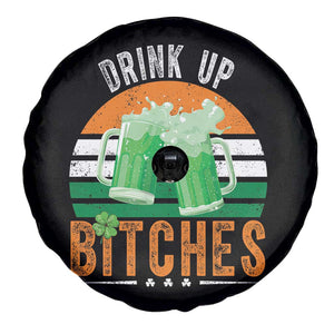 Funny St Patrick's Day Irish Beer Drinking Spare Tire Cover Drink Up Bitches Beer Mug TS11 Print Your Wear
