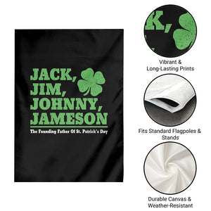 Funny St Patricks Day Irish Fathers Jack Jim Johnny Jameson Garden Flag TS11 Print Your Wear
