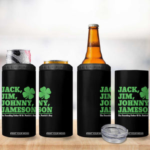 Funny St Patricks Day Irish Fathers Jack Jim Johnny Jameson 4 in 1 Can Cooler Tumbler TS11 Print Your Wear