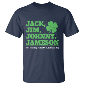 Funny St Patricks Day Irish Fathers Jack Jim Johnny Jameson T Shirt TS11 Navy Print Your Wear