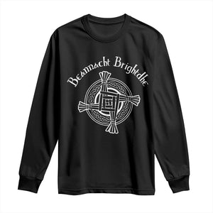 St Brigids Day Long Sleeve Shirt Beannacht Brighdhe Gaelic Irish Imbolc TS11 Black Print Your Wear