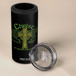 Christ St Patrick Pray For Us Christian Catholic Religious Celtic Cross 4 in 1 Can Cooler Tumbler TS11 Print Your Wear