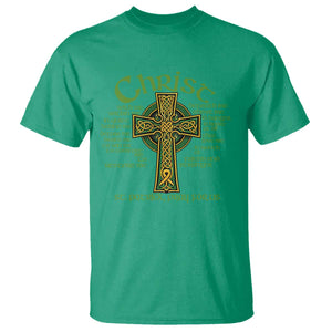 Christ St Patrick Pray For Us Christian Catholic Religious Celtic Cross T Shirt TS11 Irish Green Print Your Wear