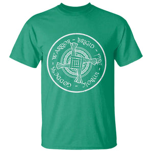 St Brigids Day T Shirt Warrior Brigid Fire Imbloc Goddess Gaelic Willow Cross TS11 Irish Green Print Your Wear