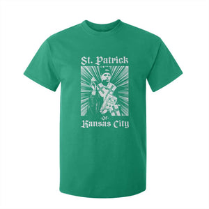 St Patrick Of Kansas City T Shirt For Kid Funny St Patricks Day Missouri State Football Fan TS11 Irish Green Print Your Wear