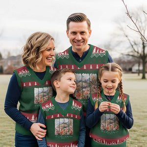 He Is Not Here He Has Risen V-Neck Knit Sweater Vest Christian Easter Religious Bible Verse TS11 Red Green Print Your Wear