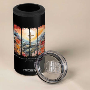 My Sin Was Great His Love Was Greater 4 in 1 Can Cooler Tumbler Christian Easter Religious Bible Verse TS11 Print Your Wear