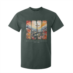 My Sin Was Great His Love Was Greater T Shirt For Kid Christian Easter Religious Bible Verse TS11 Dark Forest Green Print Your Wear