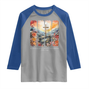 My Sin Was Great His Love Was Greater Raglan Shirt Christian Easter Religious Bible Verse TS11 Sport Gray Royal Print Your Wear