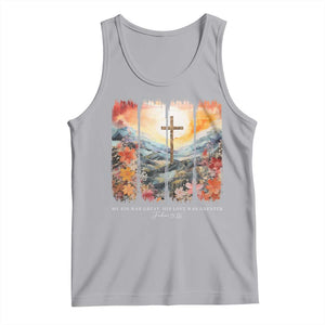 My Sin Was Great His Love Was Greater Tank Top Christian Easter Religious Bible Verse TS11 Athletic Heather Print Your Wear