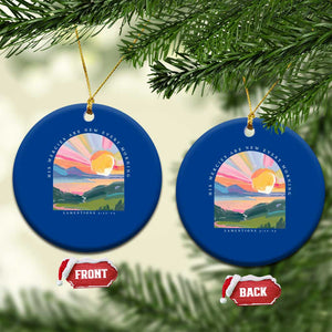 His Mercies Are New Every Morning Ceramic Ornament Religious Christian Bible Verse TS11 1pc Blue Print Your Wear