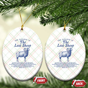 The Parable Of The Lost Sheep Ceramic Ornament Christian Bible Verse Matthew 18 TS11 Print Your Wear